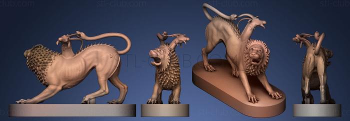 3D model Chimera di Arezzo (STL)